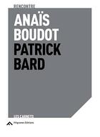 Couverture du livre « Jour et ombre » de Patrick Bard et Anais Boudot aux éditions Filigranes