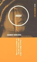 Couverture du livre « Avant » de Carmen Boullosa aux éditions Les Allusifs