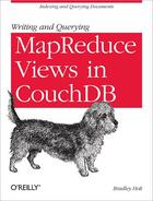 Couverture du livre « Writing and querying MapReduce views in CouchDB » de Bradley Holt aux éditions O Reilly