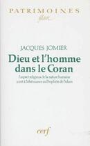 Couverture du livre « Dieu et l'homme dans le Coran » de Jacques Jomier aux éditions Cerf