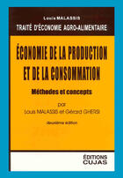 Couverture du livre « Economie agro-alimentaire » de Malassis aux éditions Cujas