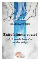 Couverture du livre « Entre bitume et ciel - 42,195 nouvelles bornes d'un marathon poetique » de Gilles Paquelier aux éditions Edilivre