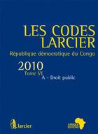 Couverture du livre « Droit public » de  aux éditions Larcier