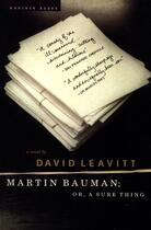 Couverture du livre « Martin Bauman » de David Leavitt aux éditions Houghton Mifflin Harcourt