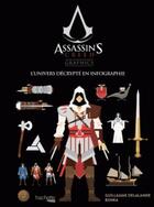 Couverture du livre « Assassin's Creed ; graphics ; univers décrypté en infographie » de Guillaume Delalande aux éditions Hachette Pratique