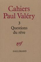 Couverture du livre « Questions du reve » de  aux éditions Gallimard