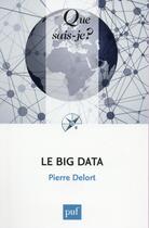 Couverture du livre « Le big data » de Pierre Delort aux éditions Que Sais-je ?