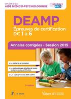 Couverture du livre « DEAMP ; annales corrigées ; session 2015 » de Marie Rolland aux éditions Vuibert