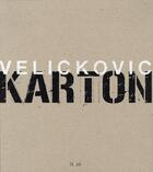 Couverture du livre « Vladimir velickovic ; karton » de Michel Onfray aux éditions Thalia