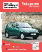Couverture du livre « Fiat cinquecento - tous modeles de 1991 a 1995 » de Etai aux éditions Etai