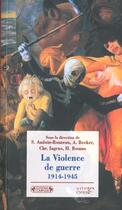 Couverture du livre « La violence de guerre 1914 1945 » de  aux éditions Complexe