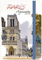 Couverture du livre « Paris agenda 2018 grand format (édition 2018) » de Fabrice Moireau aux éditions Pacifique
