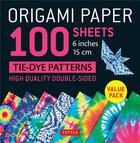 Couverture du livre « Origami paper 100 sheets tie dye patterns » de  aux éditions Tuttle