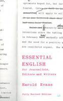 Couverture du livre « Essential English for Journalists, Editors and Writers » de Gillan Crawford aux éditions Random House Digital