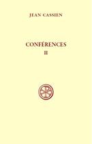 Couverture du livre « Conférences Tome 2 » de Jean Cassien aux éditions Cerf