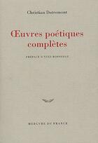 Couverture du livre « Oeuvres poétiques complètes » de Dotremont/Bonnefoy aux éditions Mercure De France