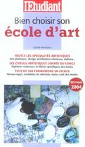 Couverture du livre « Bien choisir son école d'art » de Celine Manceau aux éditions L'etudiant