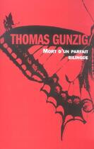 Couverture du livre « Mort d'un parfait bilingue » de Thomas Gunzig aux éditions Au Diable Vauvert