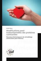 Couverture du livre « Modifications post-traductionnelles des protéines contractiles » de Deruy-E aux éditions Presses Academiques Francophones