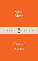 Couverture du livre « Out Of Africa » de Karen Blixen aux éditions Adult Pbs