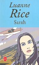 Couverture du livre « Sarah » de Rice-L aux éditions Le Livre De Poche