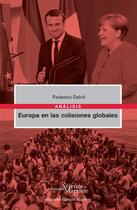 Couverture du livre « Europa en las colisiones globales » de Federico Dalvit aux éditions Science Marxiste