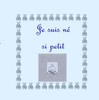 Couverture du livre « Je suis né si petit » de Francoise Murail aux éditions Books On Demand