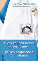 Couverture du livre « Mieux vaut en sourire qu'en pleurer » de Michael Alexander aux éditions City Editions