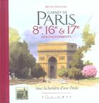Couverture du livre « Carnet de paris - 8e, 16e & 17e arrondissements » de Michel Duvoisin aux éditions Equinoxe