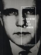 Couverture du livre « Le meurtre de Suzy Pommier » de Emmanuel Bove aux éditions Manucius