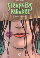 Couverture du livre « Strangers in paradise t.3 : la reines des coeurs » de Terry Moore aux éditions Bulle Dog