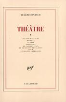 Couverture du livre « Théâtre Tome 5 ; jeux de massacre ; macbett ; la vase ; exercices de conversation et de diction françaises pour étudiants américains » de Eugene Ionesco aux éditions Gallimard