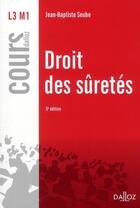 Couverture du livre « Droit des sûretés (5e édition) » de Jean-Baptiste Seube aux éditions Dalloz