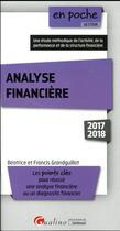 Couverture du livre « Analyse financière (édition 2017/2018) » de Beatrice Grandguillot et Francis Grandguillot aux éditions Gualino