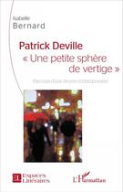 Couverture du livre « Patrick Deville 