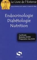 Couverture du livre « Endocrinologie, diabétologie, nutrition » de  aux éditions Medxls