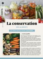 Couverture du livre « La conservation : des aliments » de  aux éditions Mercileslivres