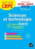 Couverture du livre « Sciences et techno - crpe 2025-2026 - epreuve ecrite d'admissibilite » de Laruelle-Detroussel aux éditions Hatier