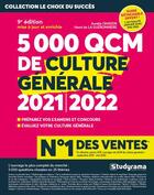 Couverture du livre « 5000 QCM de culture générale (édition 2021/2022) » de Ohayon aux éditions Studyrama
