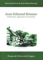 Couverture du livre « Jean-edmond briaune » de Jean-Pascal Simonin aux éditions Pu De Rennes