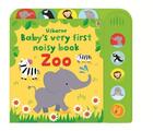 Couverture du livre « Baby's very first noisy book ; zoo » de Fiona Watt aux éditions Usborne