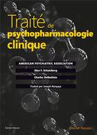Couverture du livre « Traité de psychopharmacologie clinique » de  aux éditions Elsevier-masson