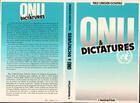 Couverture du livre « ONU et dictatures : De la démocratie et des droits de l'homme » de Max Liniger-Goumaz aux éditions L'harmattan