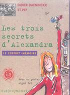 Couverture du livre « Les trois secrets d'alexandra ; le coffret-memoire » de Didier Daeninckx et Pef aux éditions Rue Du Monde