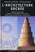 Couverture du livre « Sagesses du monde: larchitecture sacree - ev » de  aux éditions Taschen