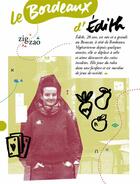 Couverture du livre « Le Bordeaux d'Edith - carnets d'expériences » de Camille Paillet et Clement Dejean aux éditions Zigzao