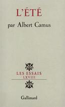Couverture du livre « L'été » de Albert Camus aux éditions Gallimard
