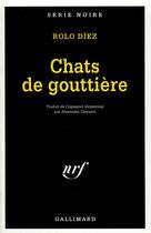 Couverture du livre « Chats de gouttière » de Rolo Diez aux éditions Gallimard