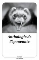 Couverture du livre « Anthologie d'épouvante » de  aux éditions Ecole Des Loisirs