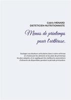 Couverture du livre « Menus de printemps pour l'arthrose. » de Cedric Menard aux éditions Books On Demand